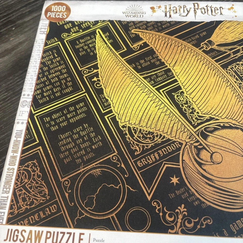 Harry Potter Golden Snitch 100 Piece Jigsaw Puzzle In Tin/ Sealed In Tin, Unique